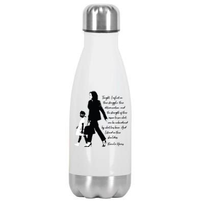 Kamala Harris And Ruby Bridges Stainless Steel Insulated Water Bottle