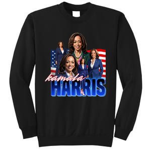 Kamala Harris American Flag Bootleg Sweatshirt