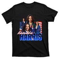 Kamala Harris American Flag Bootleg T-Shirt