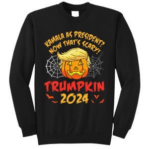 Kamala Harris As President Now ThatS Scary Trumpkin 2024 Sweatshirt