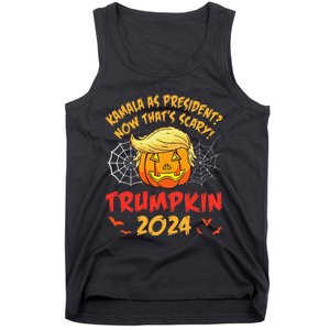 Kamala Harris As President Now ThatS Scary Trumpkin 2024 Tank Top