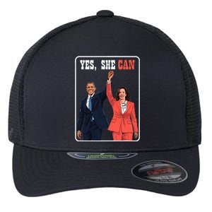 Kamala Harris And Barack Obama Forward 2024 Flexfit Unipanel Trucker Cap