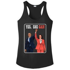 Kamala Harris And Barack Obama Forward 2024 Ladies PosiCharge Competitor Racerback Tank