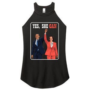 Kamala Harris And Barack Obama Forward 2024 Women's Perfect Tri Rocker Tank