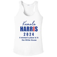 Kamala Harris A Womans Place Is In The White House Ladies PosiCharge Competitor Racerback Tank