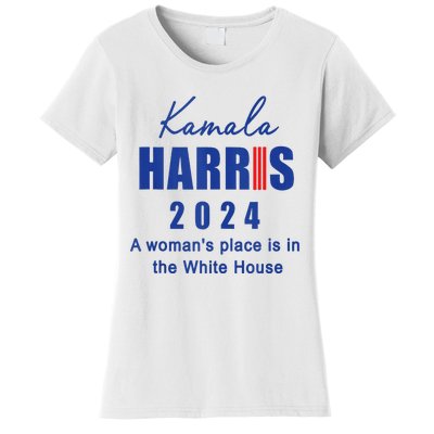 Kamala Harris A Womans Place Is In The White House Women's T-Shirt