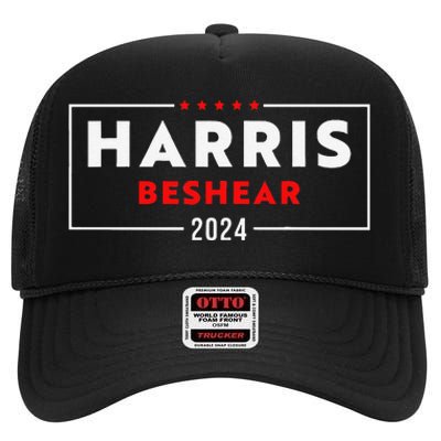 Kamala Harris Andy Beshear 2024 Harris Beshear 2024 High Crown Mesh Back Trucker Hat