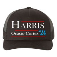 Kamala Harris Alexandria Ocasiocortez 2024 President Vote Yupoong Adult 5-Panel Trucker Hat