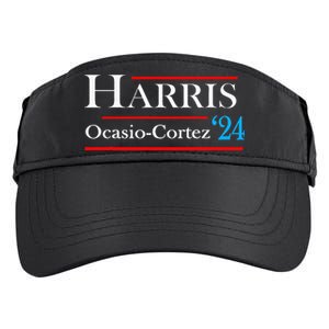 Kamala Harris Alexandria Ocasiocortez 2024 President Vote Adult Drive Performance Visor