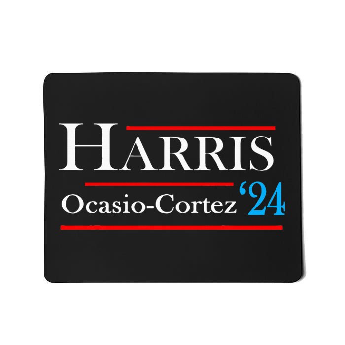 Kamala Harris Alexandria Ocasiocortez 2024 President Vote Mousepad