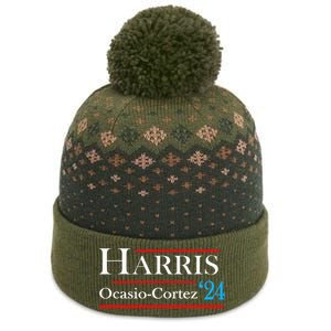 Kamala Harris Alexandria Ocasiocortez 2024 President Vote The Baniff Cuffed Pom Beanie