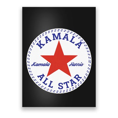 Kamala Harris All Star Logo Poster