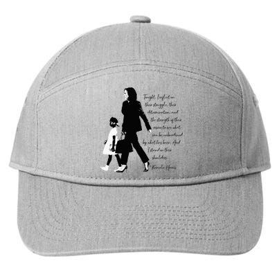 Kamala Harris And Ruby Bridges 7-Panel Snapback Hat