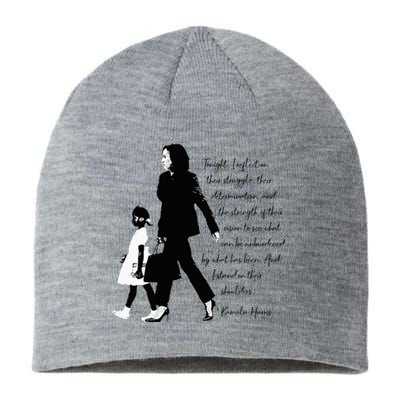 Kamala Harris And Ruby Bridges Sustainable Beanie