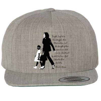 Kamala Harris And Ruby Bridges Wool Snapback Cap