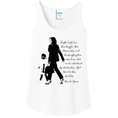 Kamala Harris And Ruby Bridges Ladies Essential Tank