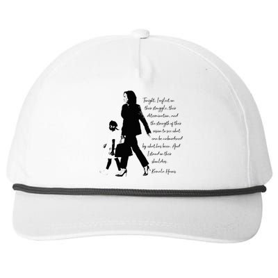 Kamala Harris And Ruby Bridges Snapback Five-Panel Rope Hat