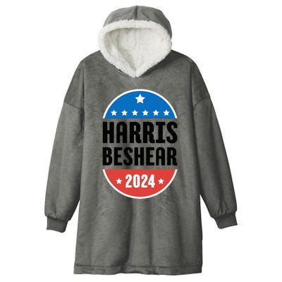 Kamala Harris Andy Beshear 2024 Election Democrat Hooded Wearable Blanket