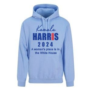 Kamala Harris A Womans Place Is In The White House Unisex Surf Hoodie