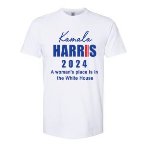 Kamala Harris A Womans Place Is In The White House Softstyle CVC T-Shirt