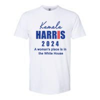 Kamala Harris A Womans Place Is In The White House Softstyle CVC T-Shirt