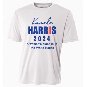 Kamala Harris A Womans Place Is In The White House Cooling Performance Crew T-Shirt