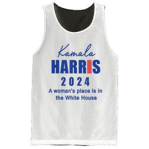 Kamala Harris A Womans Place Is In The White House Mesh Reversible Basketball Jersey Tank