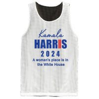 Kamala Harris A Womans Place Is In The White House Mesh Reversible Basketball Jersey Tank