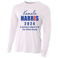 Kamala Harris A Womans Place Is In The White House Cooling Performance Long Sleeve Crew