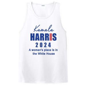 Kamala Harris A Womans Place Is In The White House PosiCharge Competitor Tank