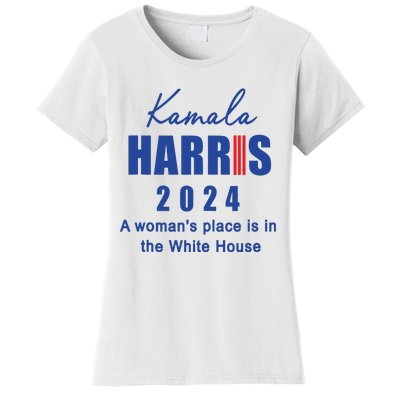 Kamala Harris A Womans Place Is In The White House Women's T-Shirt