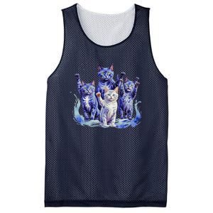 Kamala Harris Blue Cats Wave Funny For Cat Owners Mesh Reversible Basketball Jersey Tank