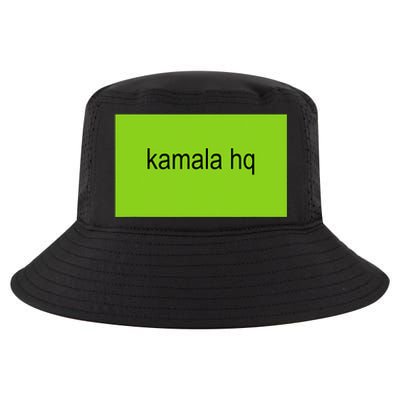 Kamala Hq Brat Meme Funny Adult Cool Comfort Performance Bucket Hat