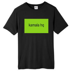 Kamala Hq Brat Meme Funny Adult Tall Fusion ChromaSoft Performance T-Shirt