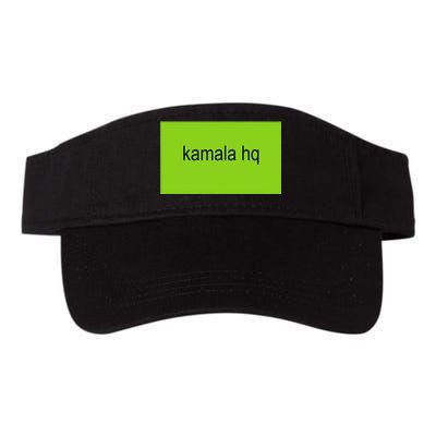 Kamala Hq Brat Meme Funny Adult Valucap Bio-Washed Visor