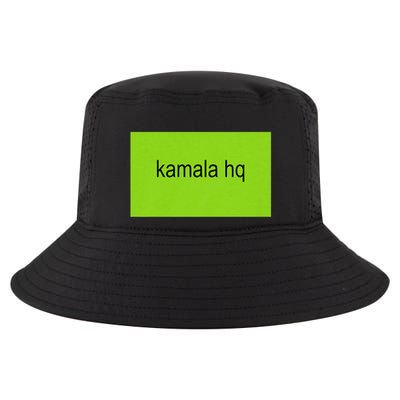 Kamala Hq Brat Meme Cool Comfort Performance Bucket Hat