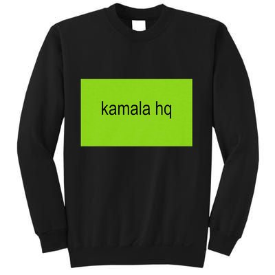 Kamala Hq Brat Meme Sweatshirt