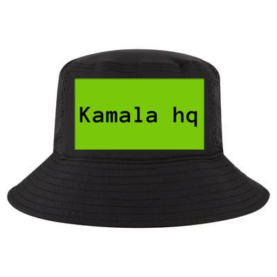 Kamala Hq Brat Meme Funny Adult Cool Comfort Performance Bucket Hat