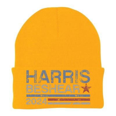 Kamala Harris Beshear 2024 Stripe Grunge Harris Beshear 2024 Knit Cap Winter Beanie