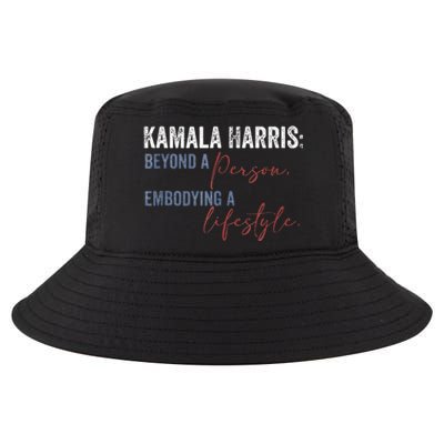 Kamala Harris Beyond A Person Embodying A Lifestyle Vintage Cool Comfort Performance Bucket Hat