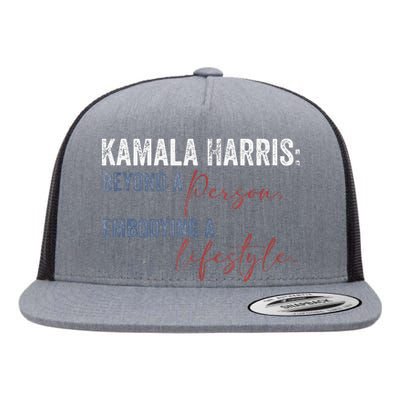 Kamala Harris Beyond A Person Embodying A Lifestyle Vintage Flat Bill Trucker Hat