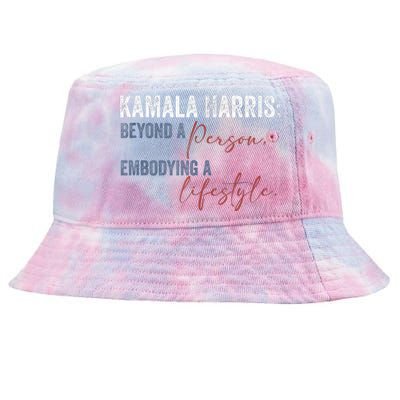 Kamala Harris Beyond A Person Embodying A Lifestyle Vintage Tie-Dyed Bucket Hat