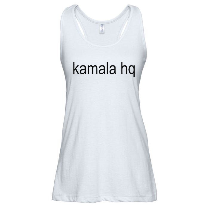 Kamala Hq Brat Green Meme Gen Z Ladies Essential Flowy Tank