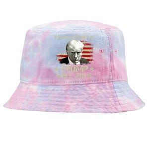 Kamala Harris Broke It Trump Will Fix It Usa Flag Trump Cool Tie-Dyed Bucket Hat