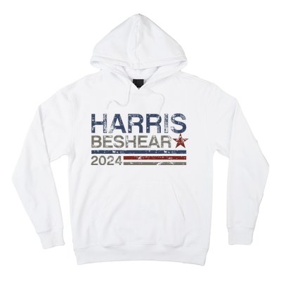 Kamala Harris Beshear 2024 Stripe Grunge Harris Beshear 2024 Hoodie