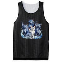 Kamala Harris Blue Cats Wave Funny For Cat Owners Mesh Reversible Basketball Jersey Tank