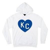 Kc Heart Blue Kansas City Hoodie