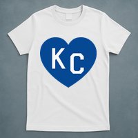 Kc Heart Blue Kansas City T-Shirt