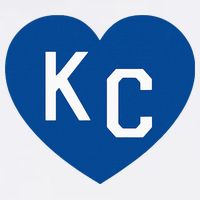 Kc Heart Blue Kansas City T-Shirt