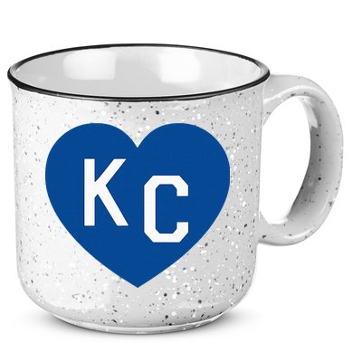 Kc Heart Blue Kansas City 15oz Campfire Ceramic Mug